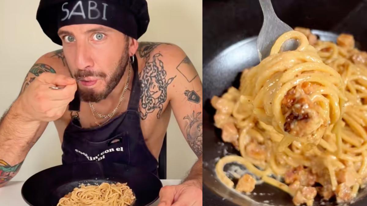 Un chef italiano enseña su receta de carbonara española y no deja a nadie indiferente: “Es nuestra venganza por las paellas y tortillas”
